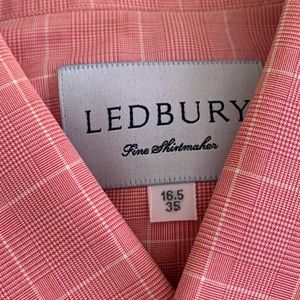 Ledbury Men’s Long Sleeve Dress Shirt, 16.5 / 35